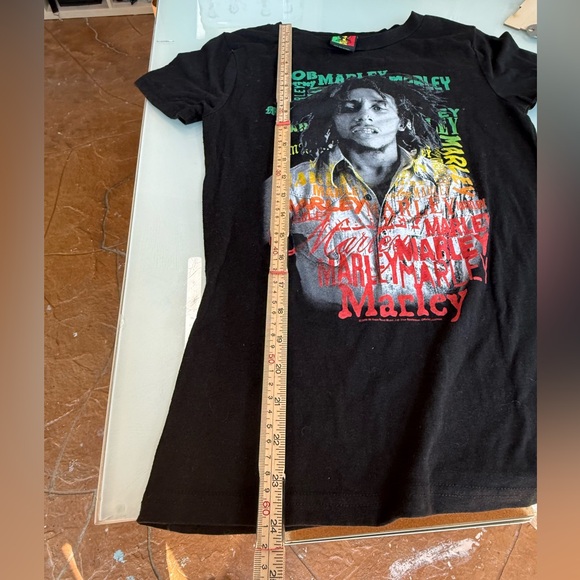 Bob Marley Graphic Black T Shirt Size L - Picture 5 of 6